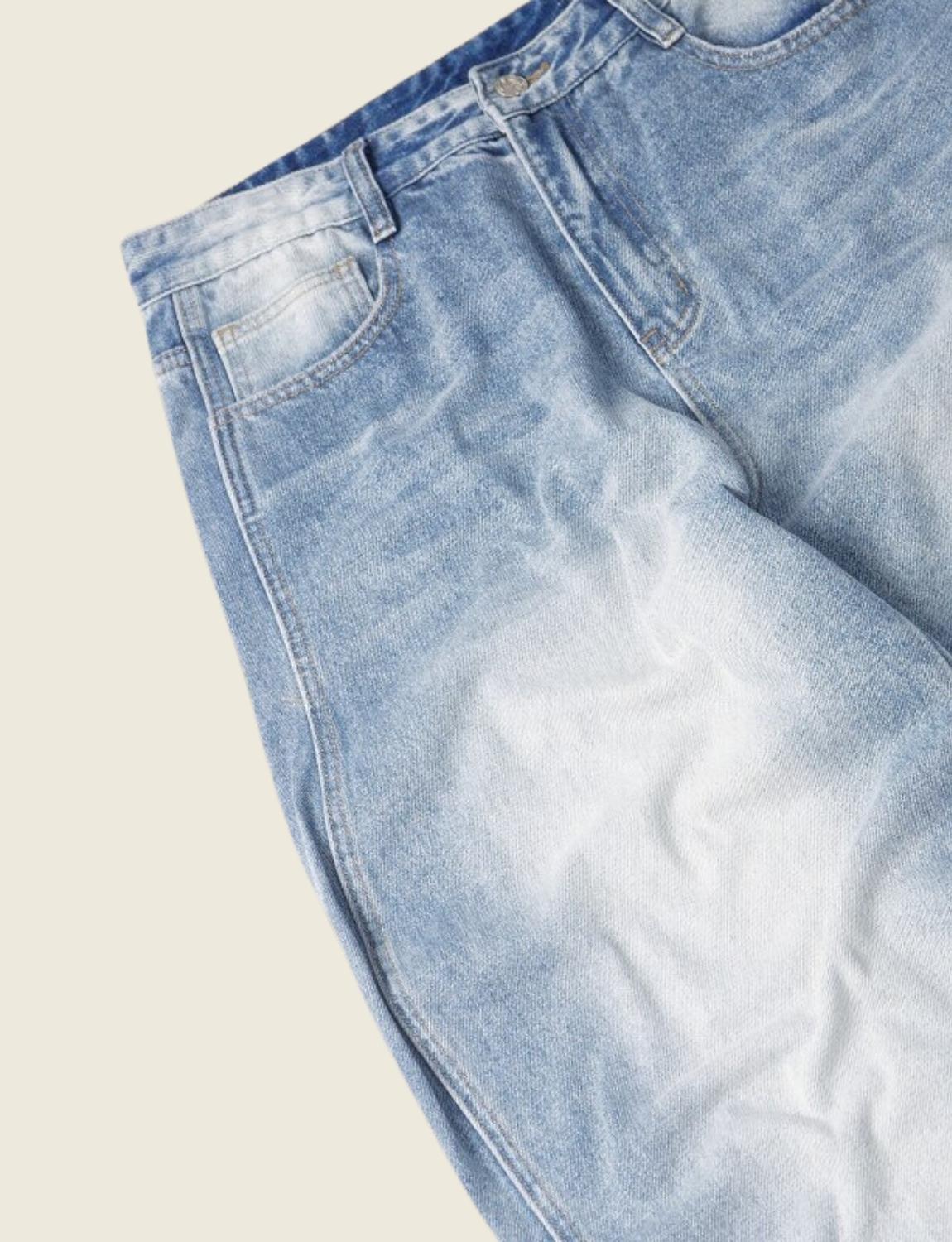 FSW® Baggy Boyfriend Washed-Denim Jeans
