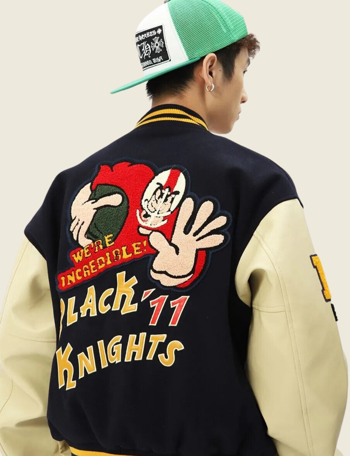 FSW® Retro "Night Vibe" Varsity jacket