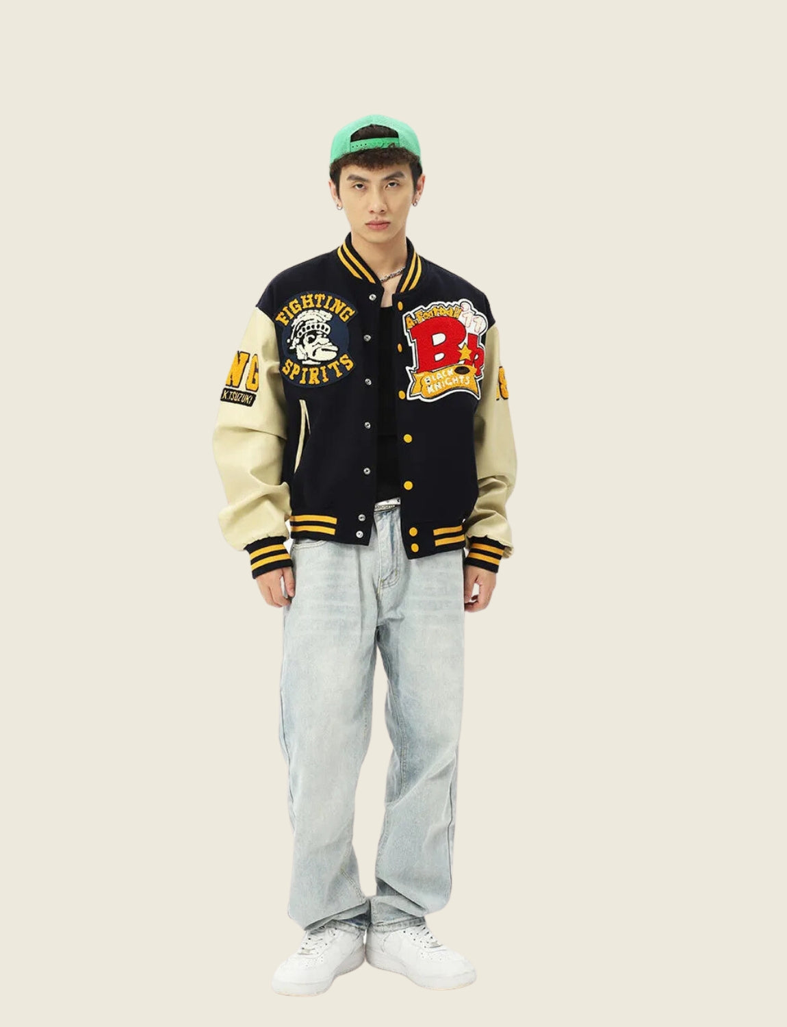 FSW® Retro "Night Vibe" Varsity jacket