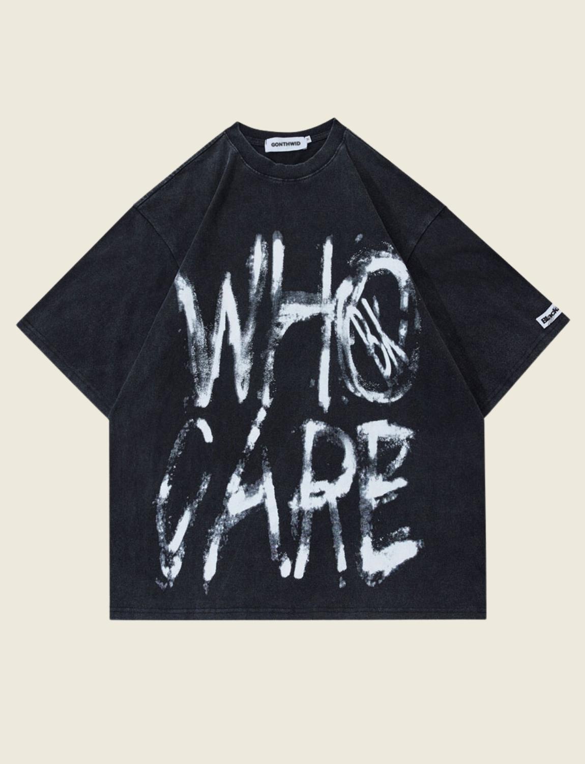 FSW® Vintage "WHO CARE" T-Shirt
