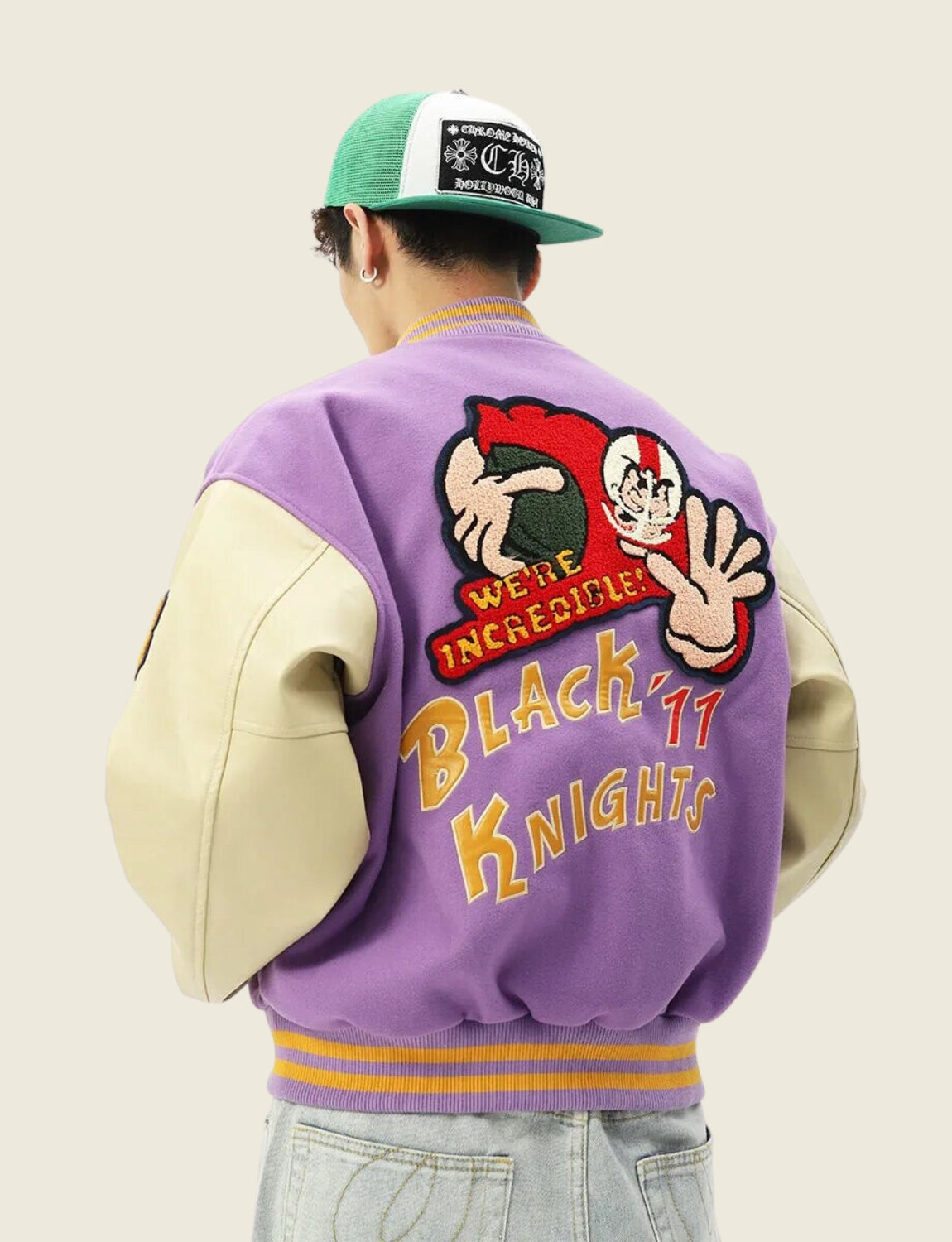 FSW® Retro "Night Vibe" Varsity jacket