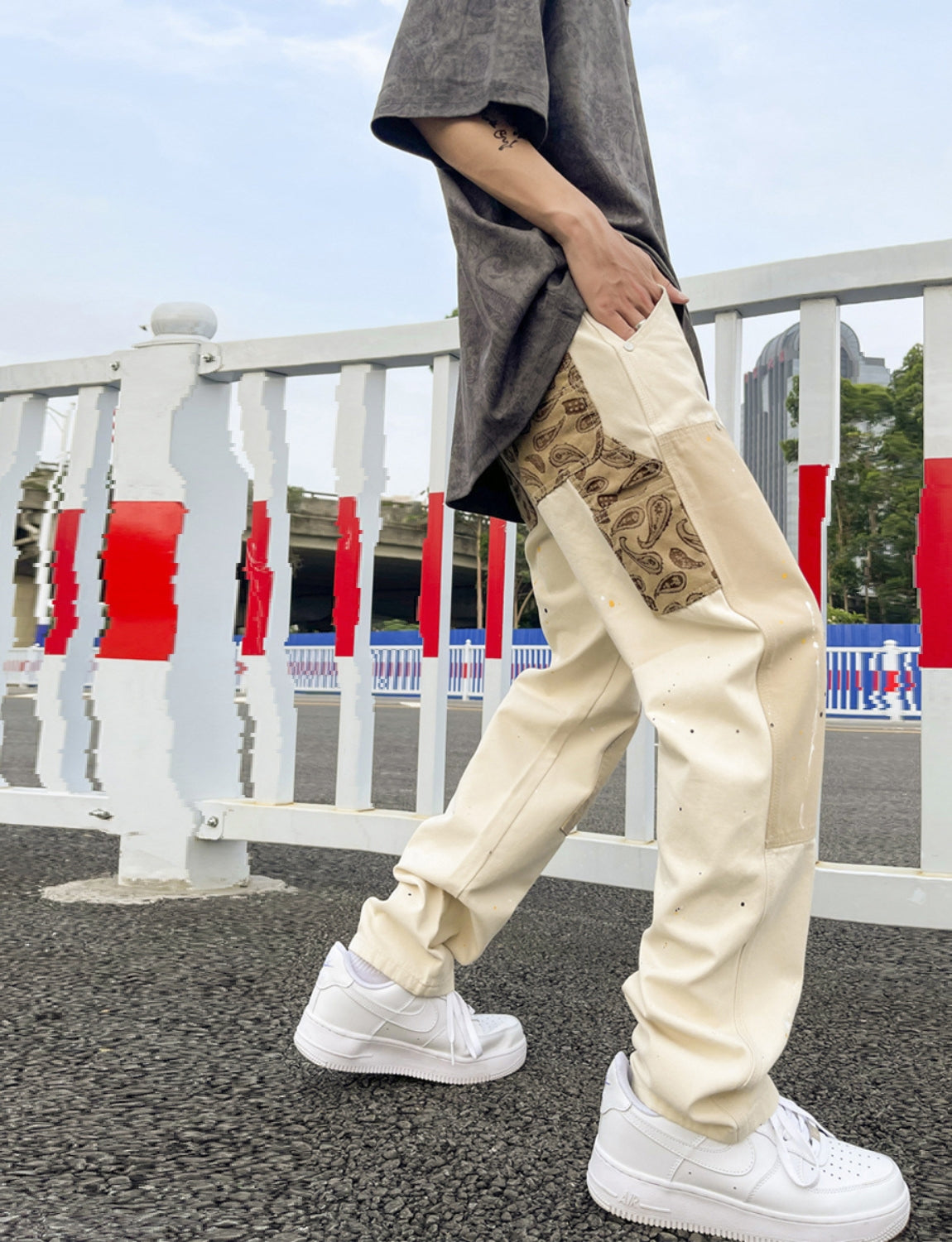 FSW® Hip Hop Khaki Cashew Pants