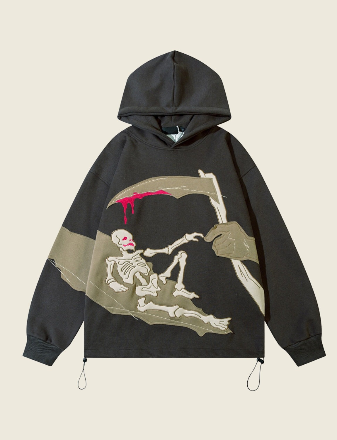 Off white hot sale skeleton hoodie