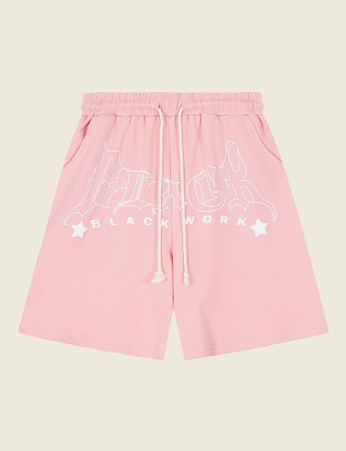 FSW® Retro Letter Print Shorts