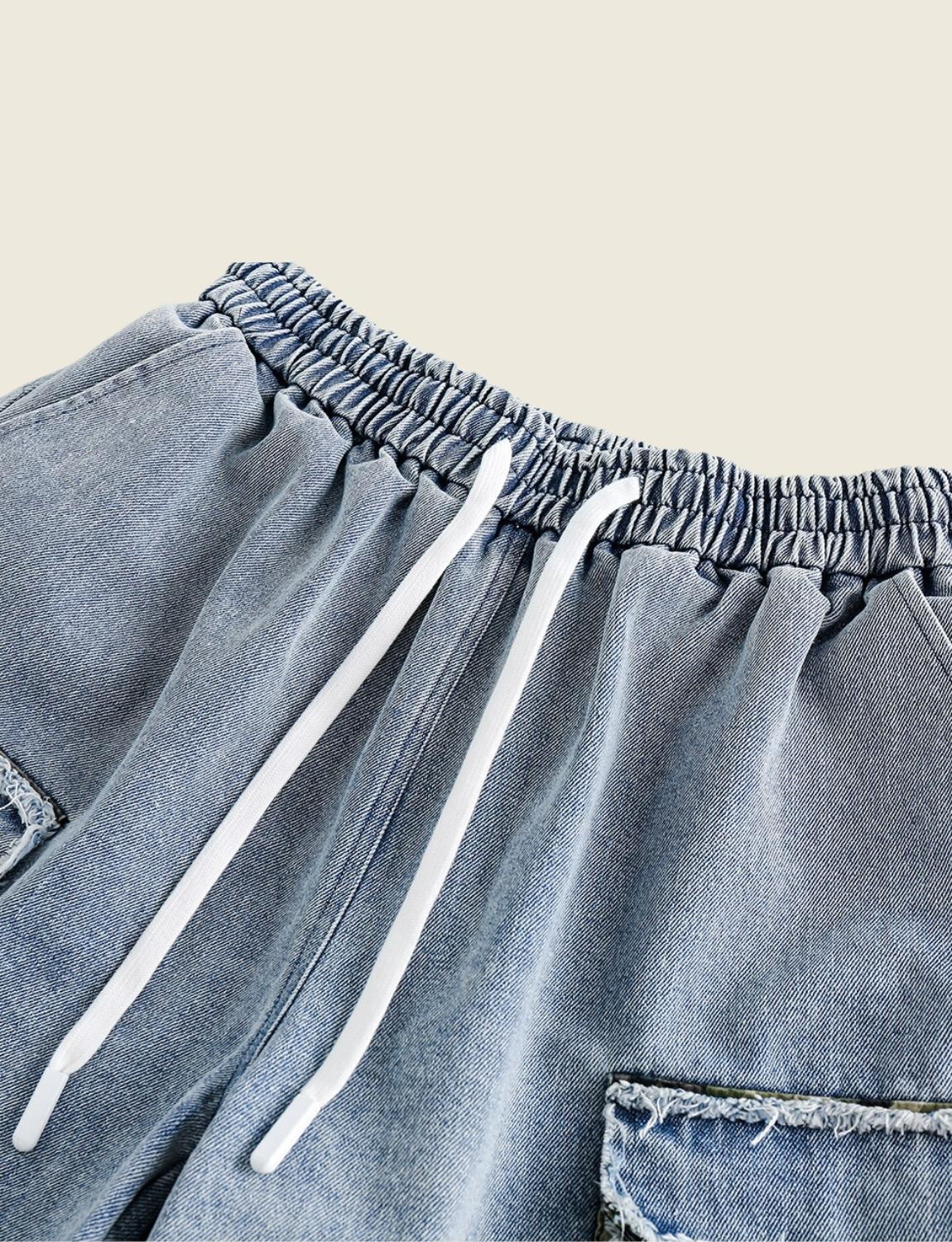 FSW® Denim Three-dimensional Pocket Shorts
