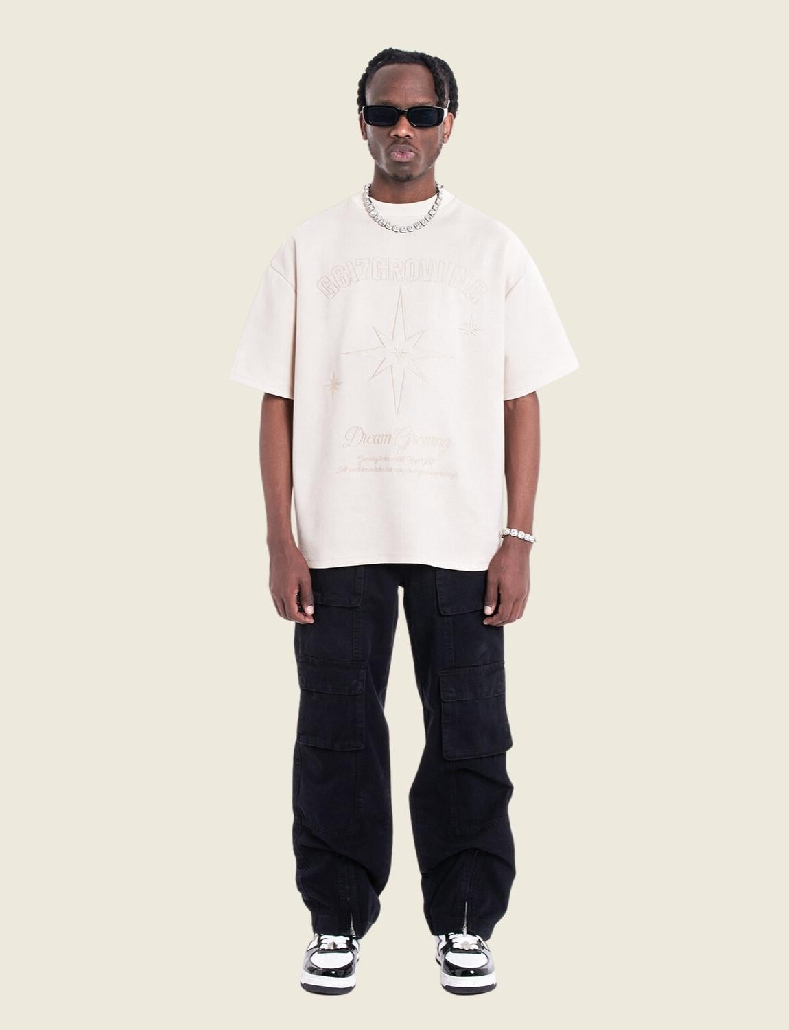 FSW® "G617" Embroidered Short-sleeved T-shirt