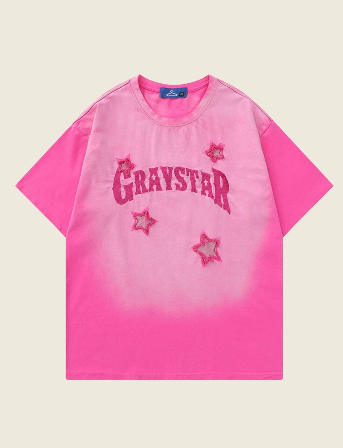 FSW® Embroidery-Letter Star T Shirt