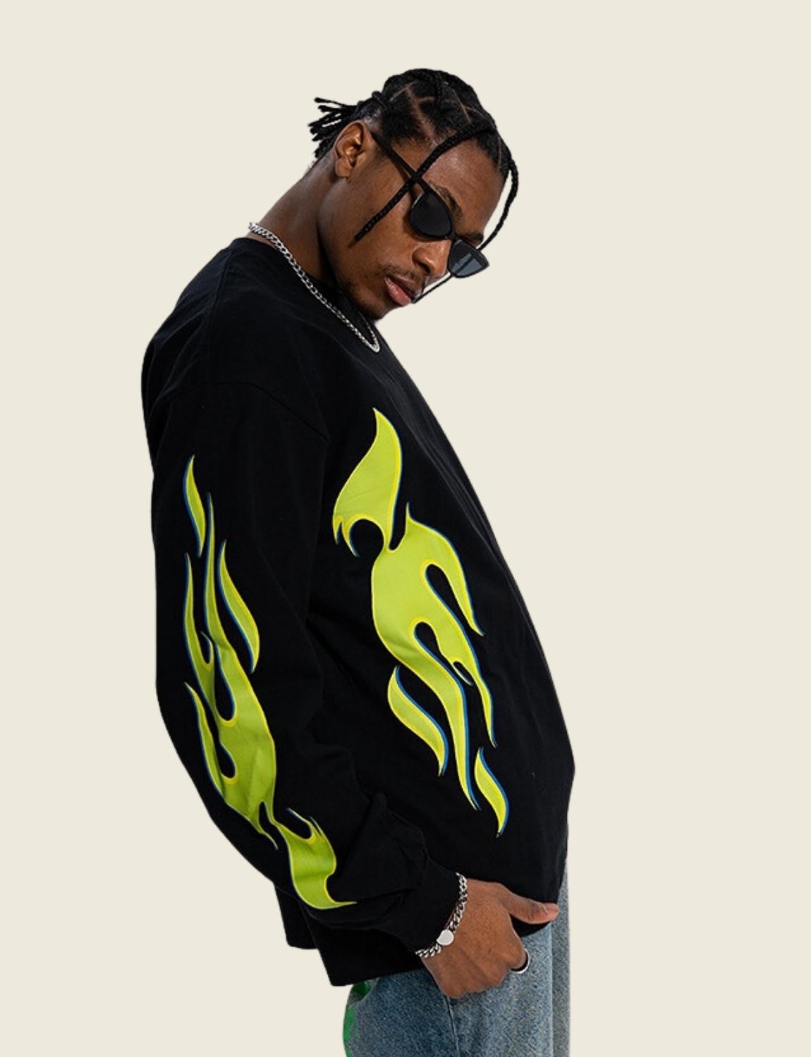 FSW® Green Flame Light Sweater