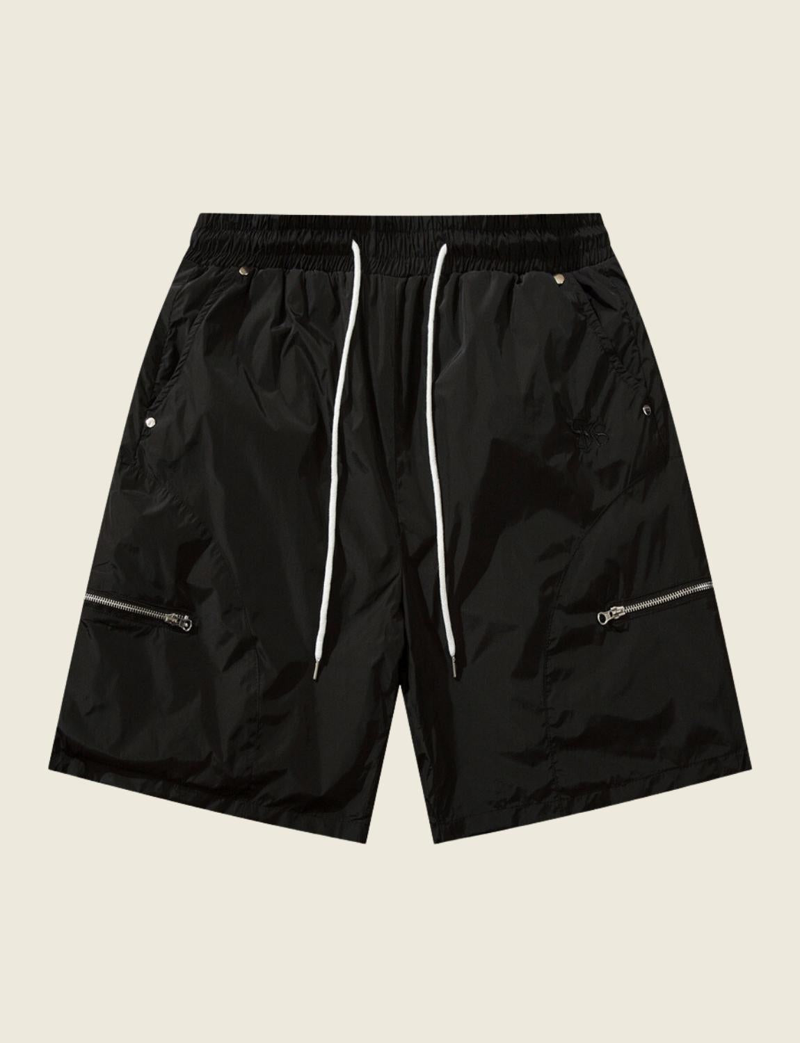 FSW® Elastic-waist Zip-pocket Shorts